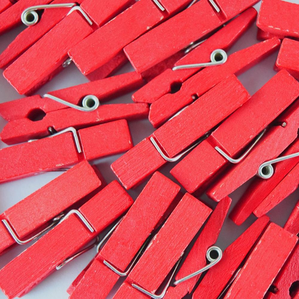 10pc mini 3cm*0.4cm knijpers, natuurlijke houten kledingknijper, fotopapierknijper, wasknijper, knutselklemmen, papieren fotohangklemmen