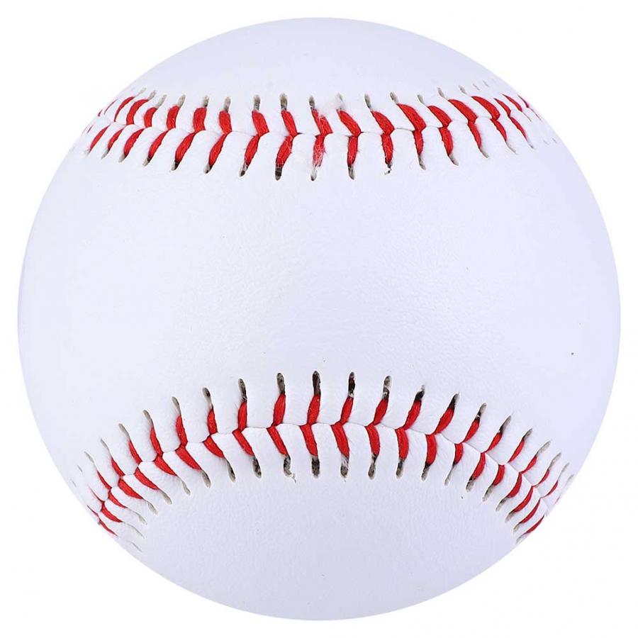 Pelota de entrenamiento de béisbol de 9 pulgadas, Base blanca duradera, práctica de béisbol, juego equipo deportivo de Softball de PVC para accesorios deportivos