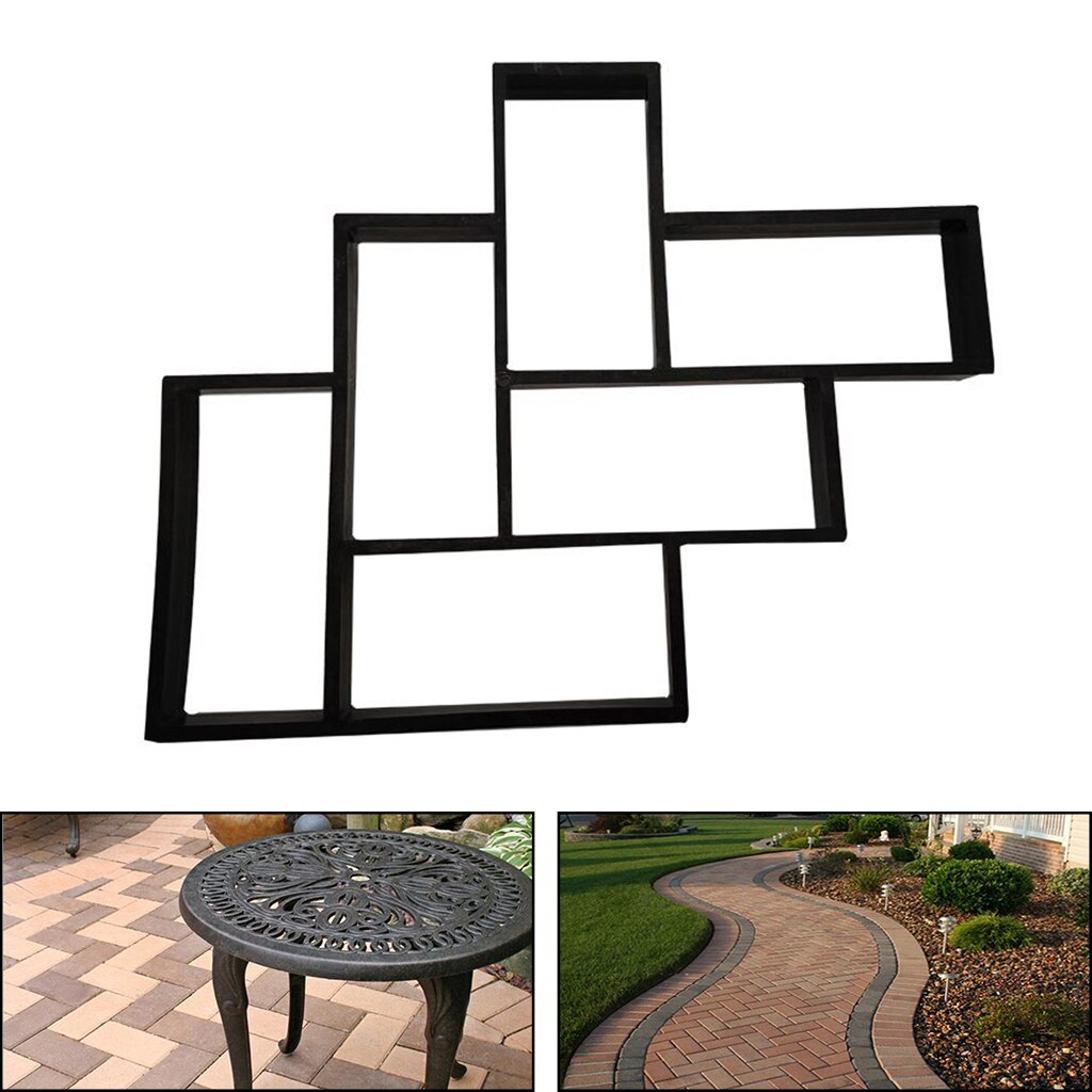 Tuin Patio Lopen Maker Stepping Steen Beton Bestrating Mold Yard Path Oprit Maker
