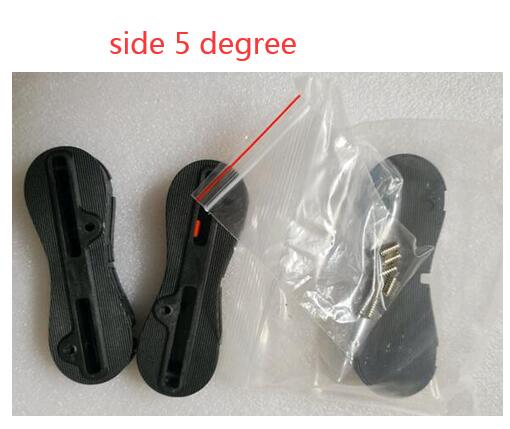 FCS II Surf Fin Plugs Surf Fin Box FCS 2 Fusion Fin Plug with screws 0 5 9 degree Surf Accessory: 3PCS black 5 degree