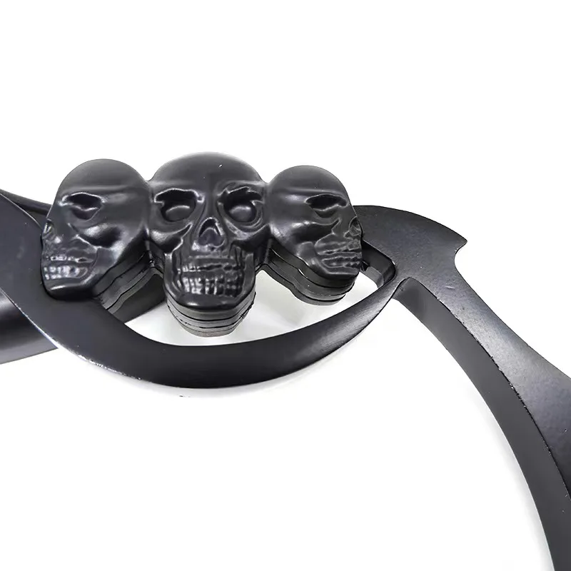 Motorcycle Handlebar Mirror Motorbike Mirror Skull Handlebar Rear Mirror Retro Skeleton Motorcycle Modified Rearview Mirror
