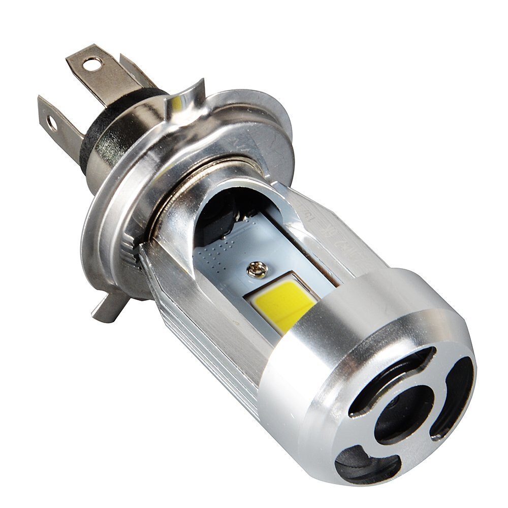 1 Pcs Hi/Lo H4/HS1 20W 2000lm Led Motorfiets Koplamp 6500K Lampen Koplamp Moto Licht