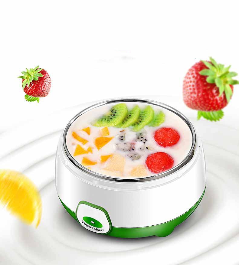 Máquina automática de yogurt, termostato de fermentación, mini electrodoméstico, revestimiento interno, máquina de natto de vino de arroz de vidrio