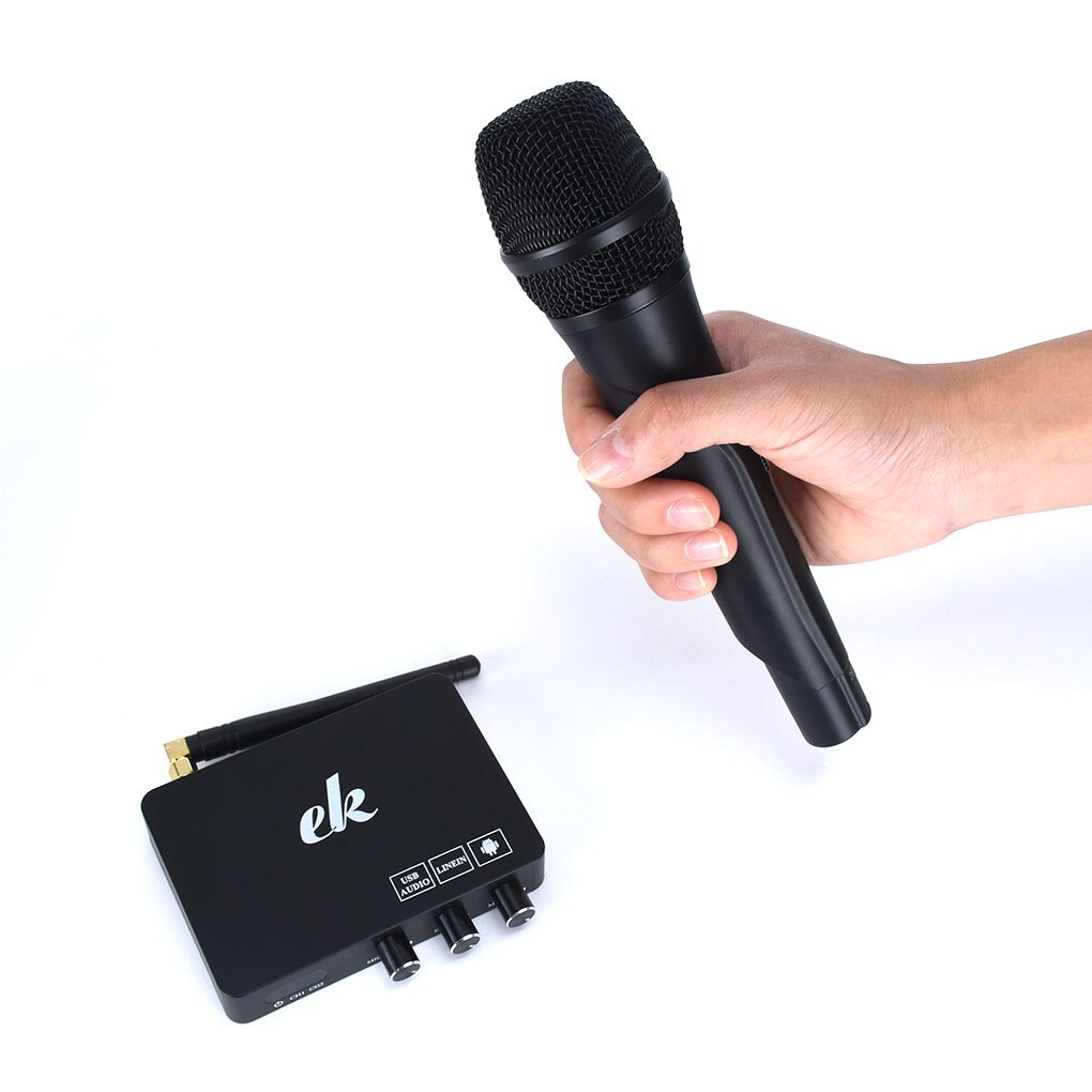 K2 Handheld Draadloze Karaoke Microfoon Karaoke Player Thuis Karaoke Echo Mixer Systeem Digital Sound Audio Mixer Zingen Machine