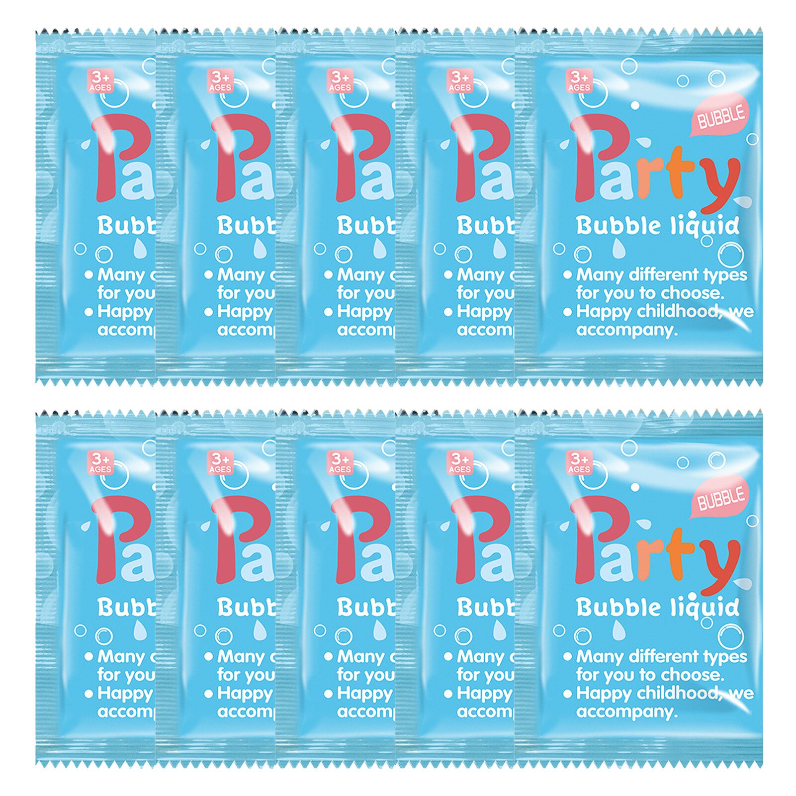 10Pcs Bubble Vloeibare 10Ml Concentraat Bellen Vloeibare Zeep Water Bubble Machine Zomer Outdoor Speelgoed Accessoires Bubble Water