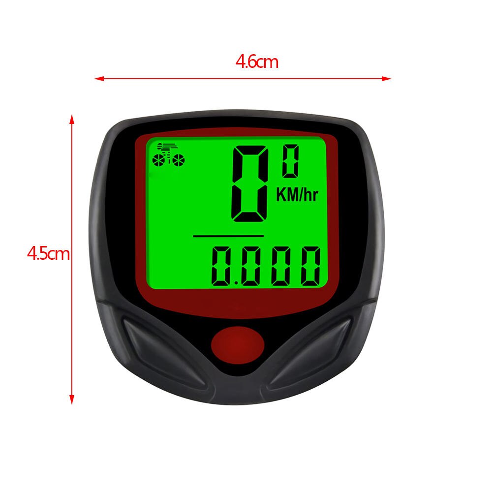 Mountain Bike Bicycle Code Table Riding Speedometer Odometer with Blue Night Light