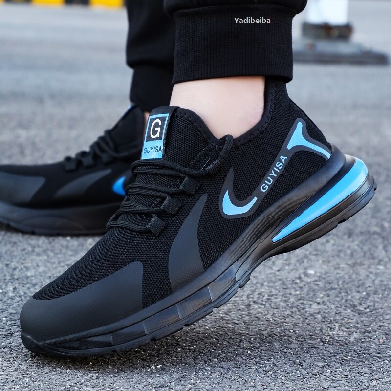 Men Safety Shoes Steel Toe Indestructible Man Work Safety Boots Anti-Smash Construction Anti-puncture Male Breathable Sneakers