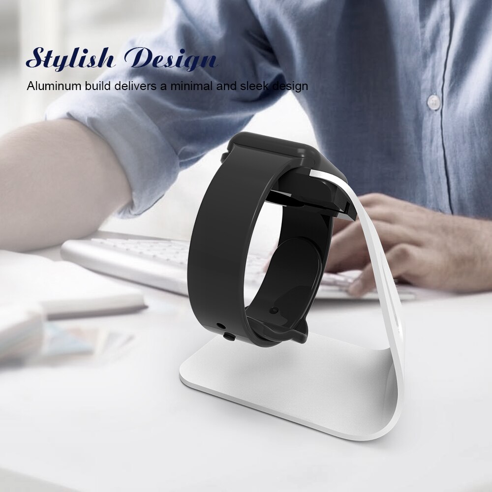 Floveme Metalen Aluminium Oplader Houder Voor Apple Horloge Beugel Opladen Cradle Stand voor Apple Horloge 2 3 Smart Horloge Houder stand