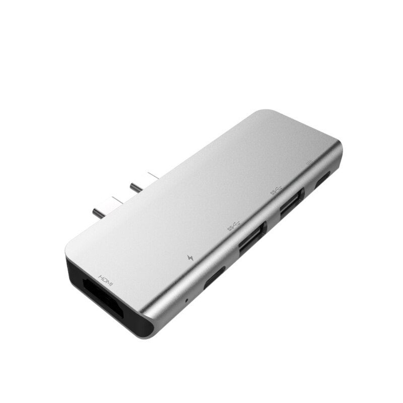 USB-C Hub 4K 60HZ Typ C Hub USB Adapter Unterstützung 87W Ladung für MacBook Profi/TV: Ursprünglich Titel