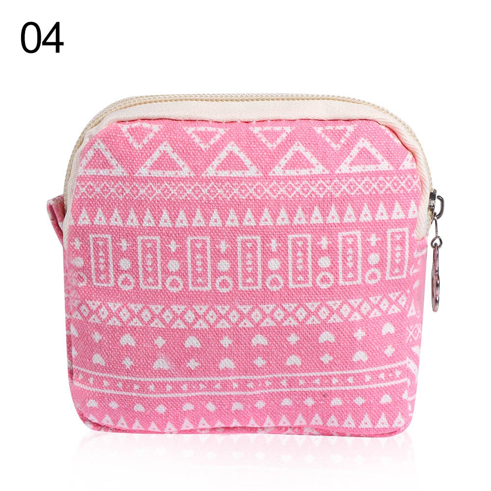 Tampon Storage Bag Sanitary Pad Pouch Women Napkin Cosmetic Bags Organizer Ladies Makeup Bag Girls Tampon Holder Organizer: C-04