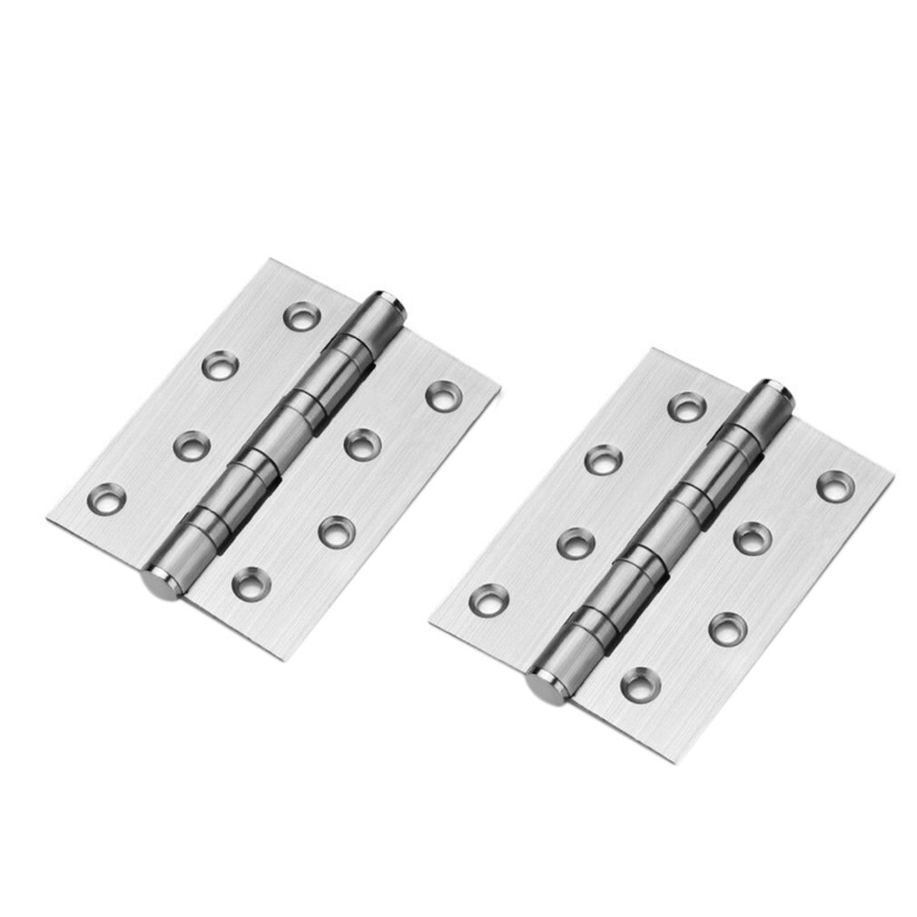 201 Stainless Steel 4X3X3 Mother Hinge Hinge Bearing Mute Bedroom Door Hinge Free Slotted Hinge: Default Title