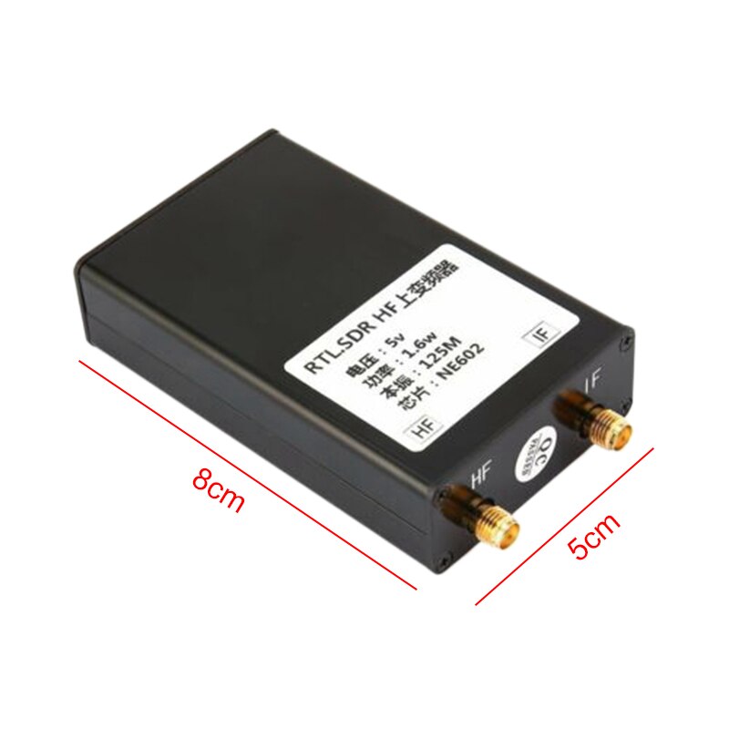 150k-30 mhz hf upconverter för rtl 2383u sdr-mottagare med fodral