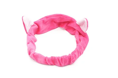 Meerdere stijlen Leuke elastische kattenoren hoofdbanden voor vrouwen meisjes make-up gezicht wassen hoofdband kapsel hoofddoek haaraccessoire: green