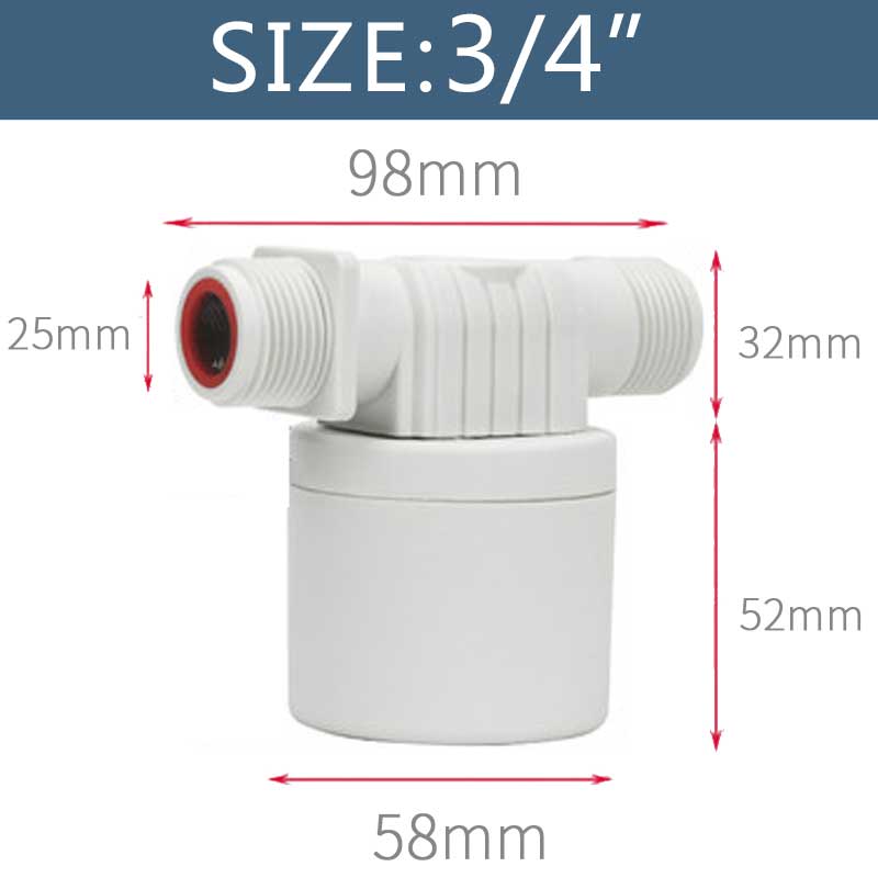 Floating Ball Valve Automatic Water Level Control Valve installed inside the float valve for water tank r1/2" 3/4" 1"