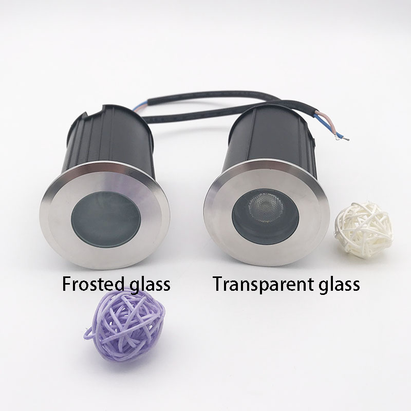 12V 24V 110V 220V stainless steel buried light mini Outdoor LED underground light 1W 3W RGB red green blue LED floor light