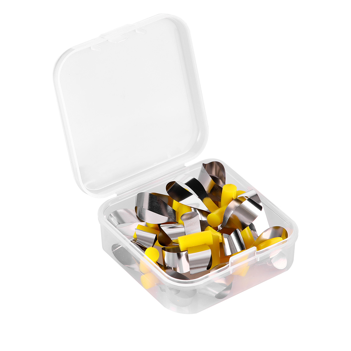 AZDENT-Hoja de formación Dental, Material de matriz de dentista de Matrice de poliéster contorneado Seccional de ortodoncia para dientes frontales: Morado