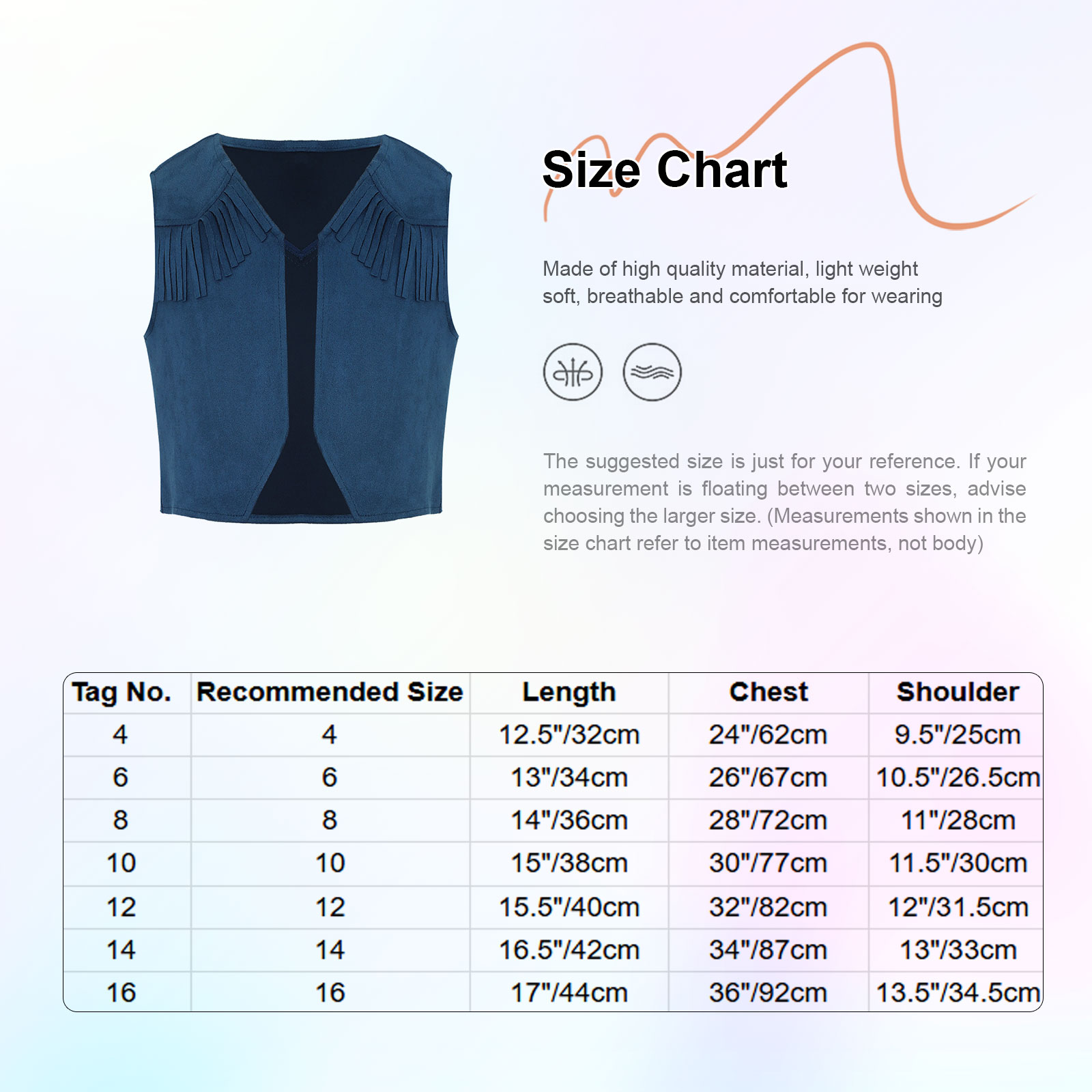 Western Cowboy Vest Waistcoat for Kids Halloween Cosplay Western Cowboy Cowgirl Dress Up Fringe Suede Leather Tops Costume
