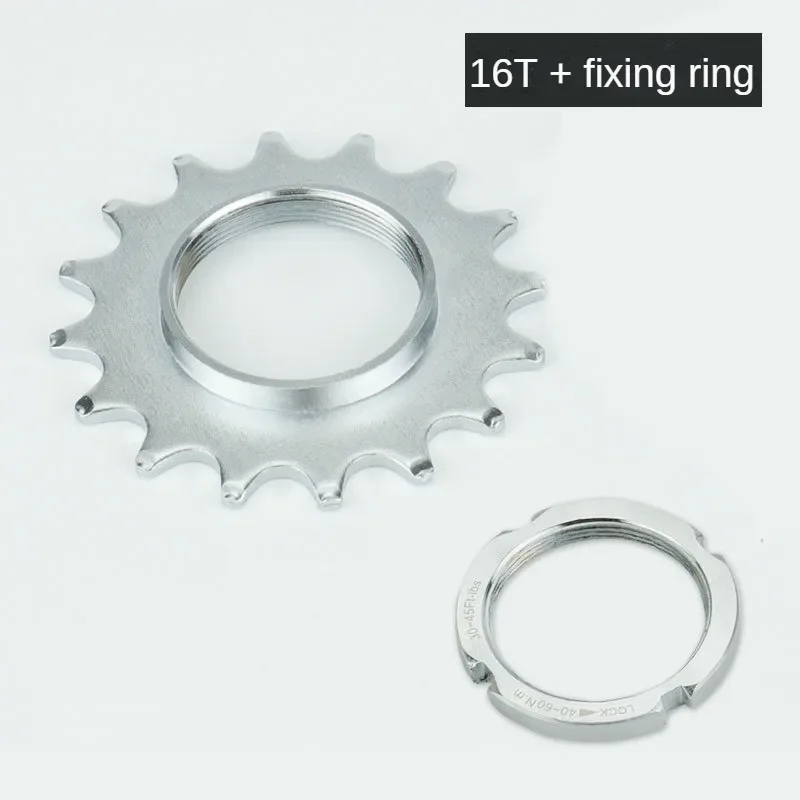 Deemount fast gear cykel friløb tandhjul nav låsning 1 speed fixie cykel gevind låseringe 13t 14t 15t 16t 17t 18t: Burgunder
