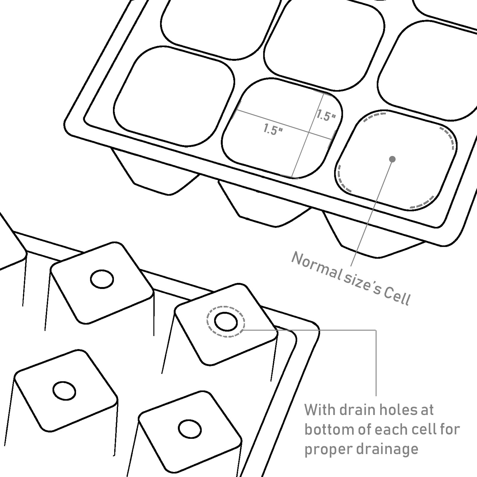 10 sæt 12 celler plante frø bakke vokse boks gennemsigtig planteskole potte frøplante starter kit spire boks til haven