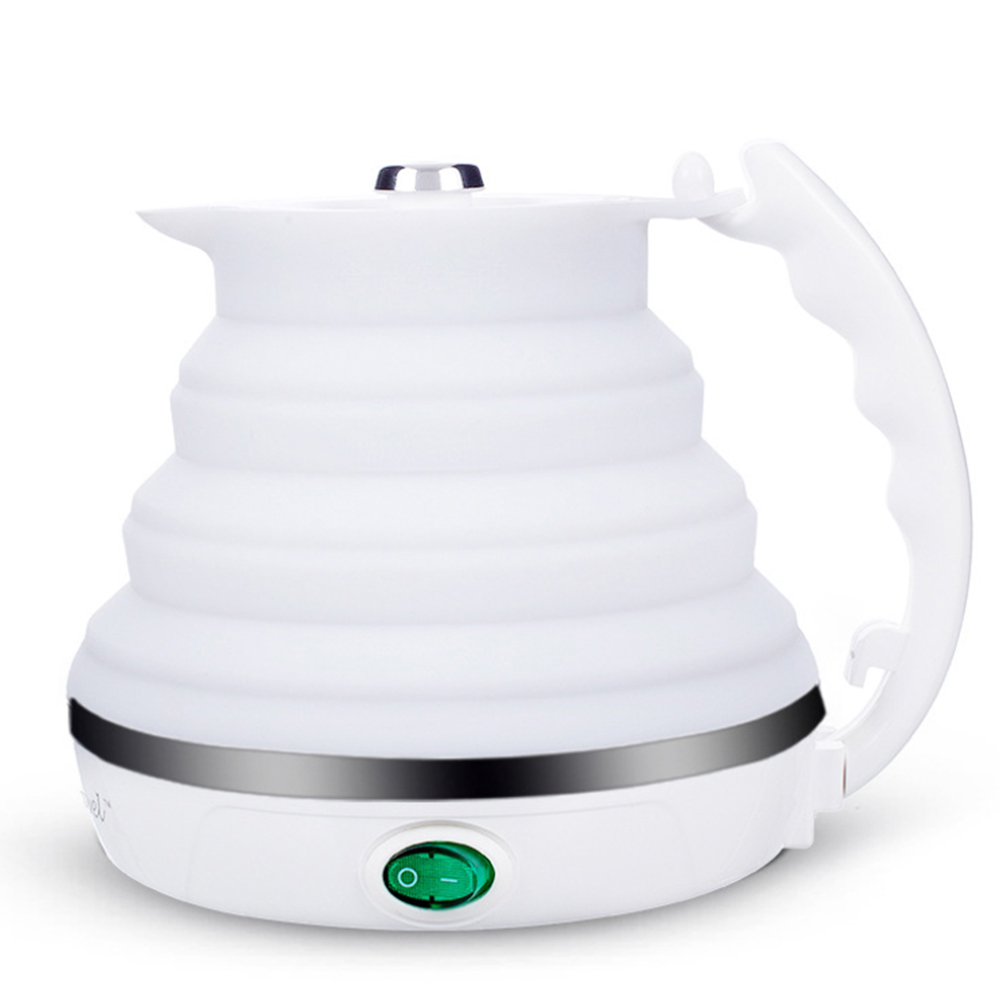 Bouilloire électrique colorée 600ML grande capacité bouilloire pliante Portable et pliable bouilloire électrique pour sortant et voyage