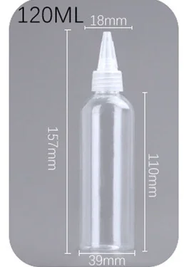 Plastikflaske nålespids emulsion ekstrudering kæledyr tom emballage prøve bærbar rejsebeholder genopfyldelig kosmetik væske: Plast / Multi