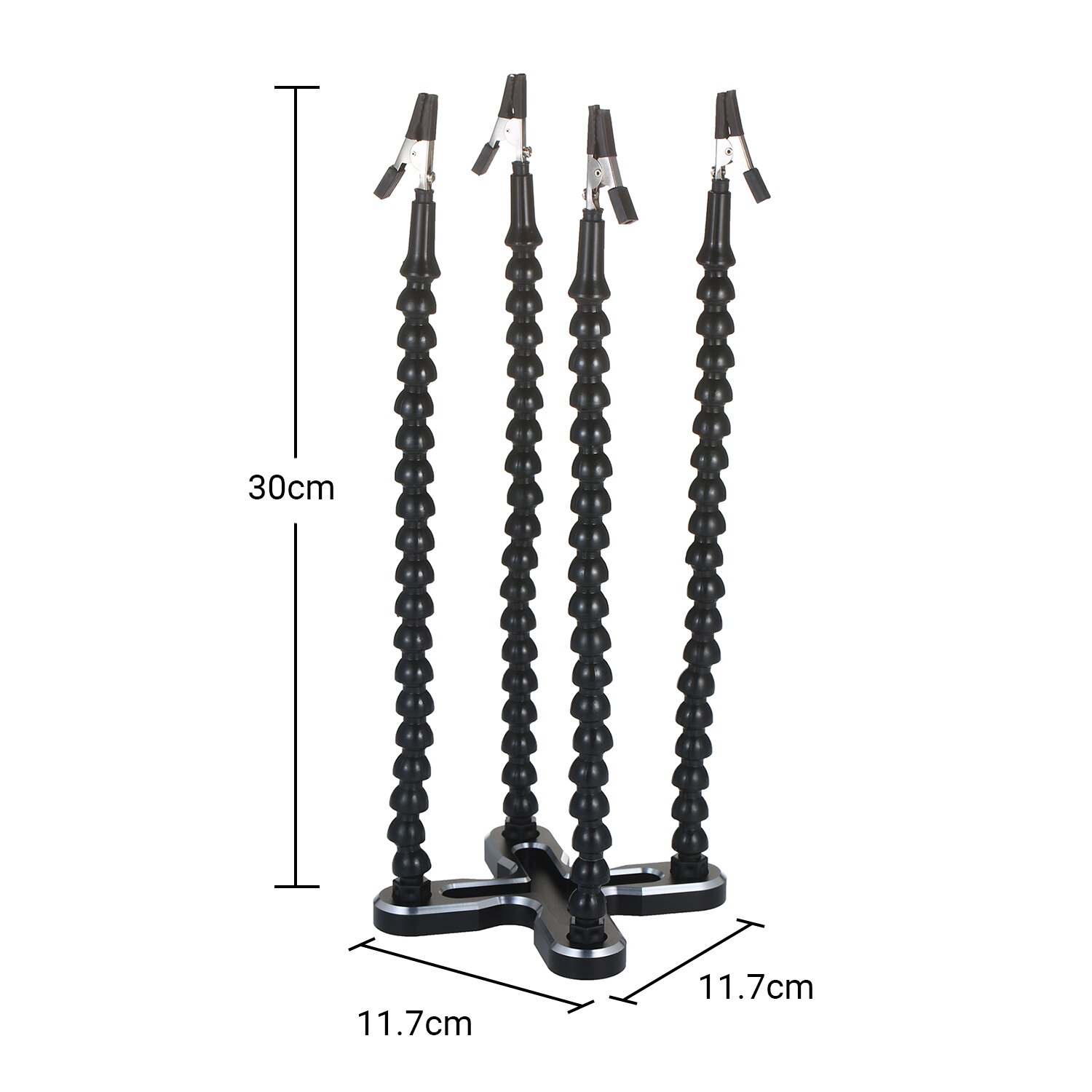 Soldering Station Welding Repair Third Hand Multifunctional Welding Tool PCB Holder Flexible 4 Arm Alloy Stand