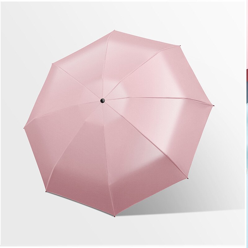 Cinco sosteniendo paraguas de sol protección sombrilla plegable con protección UV sombrilla de mujer lluvia de doble uso cápsula compacto portátil de bolsillo