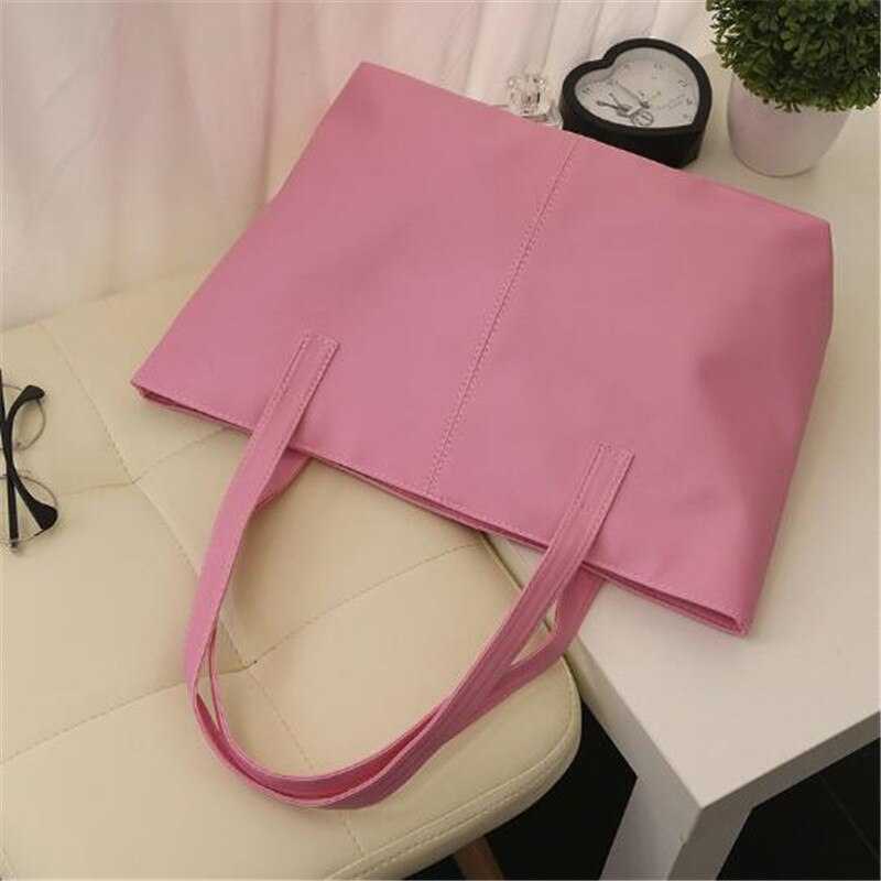 Women Girls Messenger Bags Black Soft PU Leather Hangbag Women Shoulder Bag Satchel Crossbody Tote Handbag Purse: pink-1