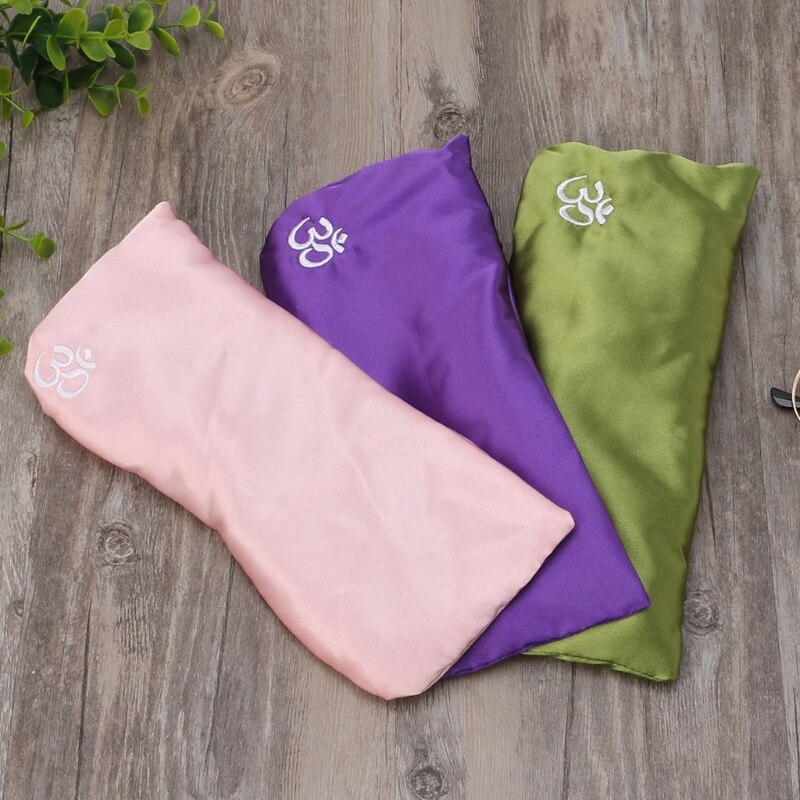 1pc yoga eye pillows silk cassia seed lavender massage relaxation mask aromatherapy