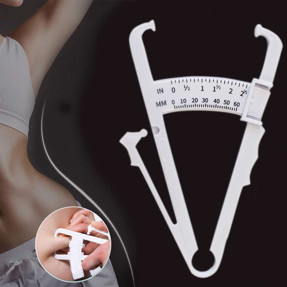 1pc henkilökohtainen kehon rasvan menetys testeri mittaustyökalu kunto puristin rasva ohut kaavio ihotesti instrumentti