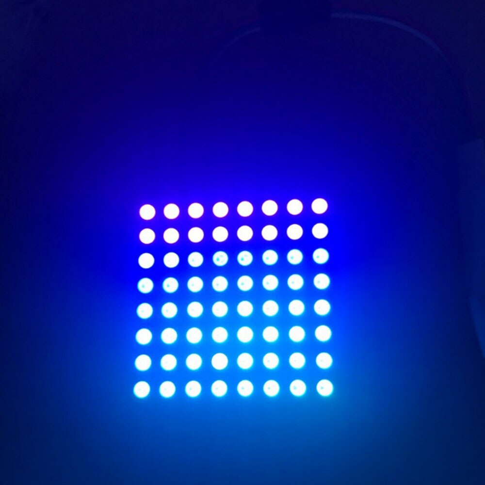 WS2812B RGB Flexible 8*8 Pixel Panel Matrix Screen WS2812B Led Module WS2812 IC Individually Addressable DC5V