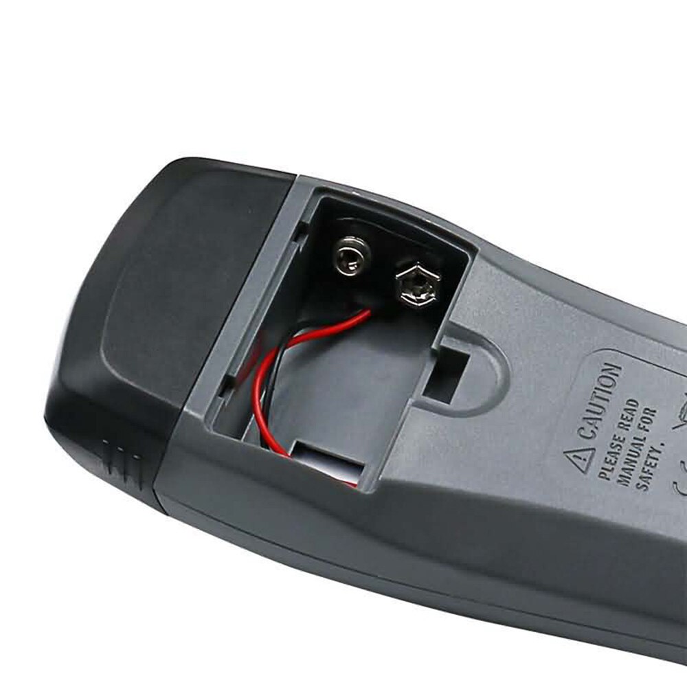To pinner digital trefuktighetsmåler 0-99.9%  trefuktighetstester tømmerfuktdetektor med stort lcd-display uten batteri