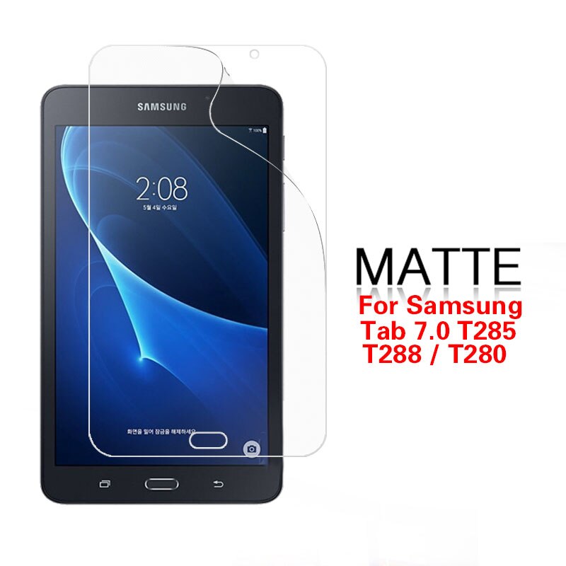 HD Clear Glossy Film For Samsung Galaxy Tab A 7.0 10.1 T285 T280 T288 7'' 10.1" Anti-Glare PC Tablet Matte Protective Film: 3Matte TabA7.0 T285