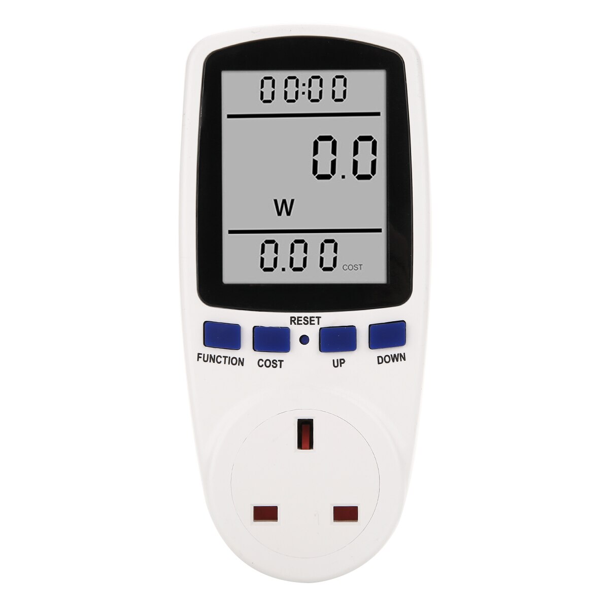 UK Plug-in Electricity Power Consumption Meter Socket Watt Kwh Analyzer Intelligent Billing Device Electrical Measurement Meters