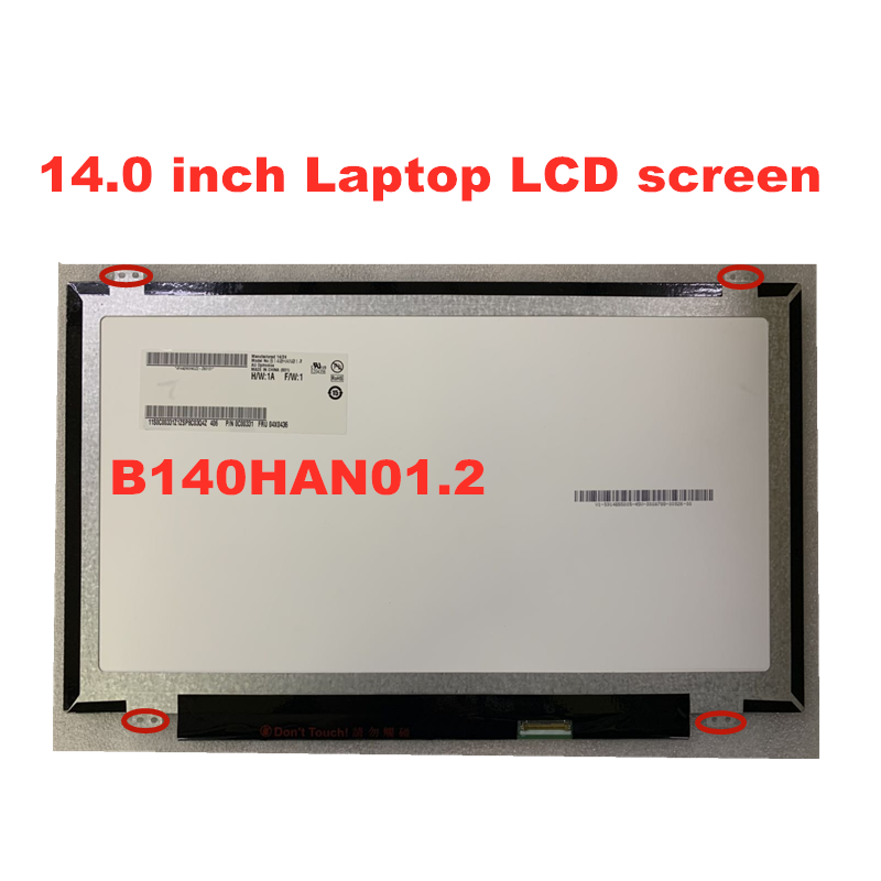 B140HAN01.1 B140HAN01.2 B140HAN01.3 B140HAN01.4 LP140WF1 SPB1 1920*100 30pin For Lenovo Y40 E440 T450 T440P T440S LCD