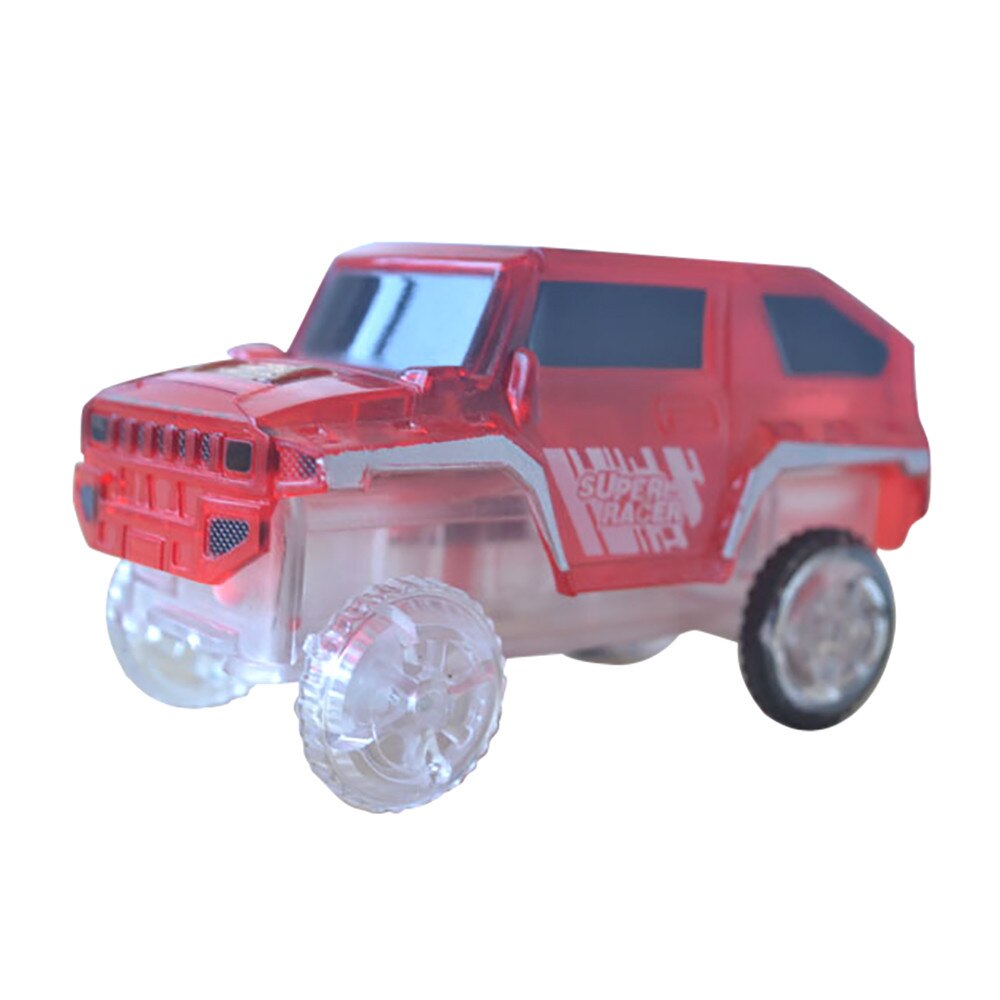 Electronics Special Car for Magic Track Toys With Flashing Lights Educational 15: Red