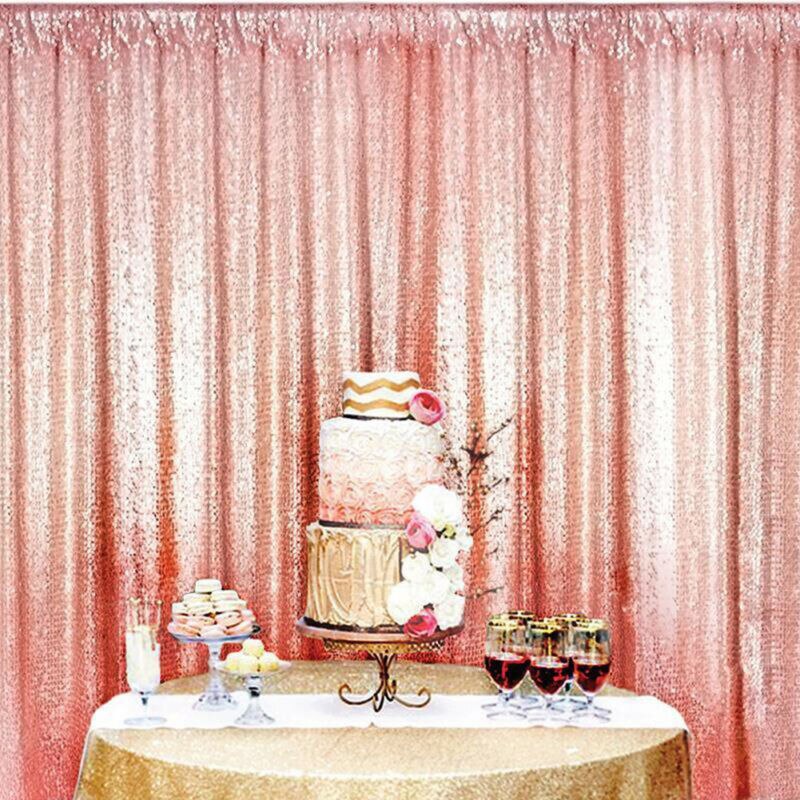 Glimmer paillet baggrund gardin baggrund bryllupsfest vægdekoration fotoboks baggrund