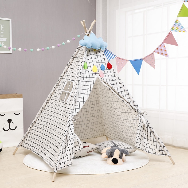 Children's Tent Kids Portable Tent Indoor Lawn Tent Toy Space Cartoon Castle Tent