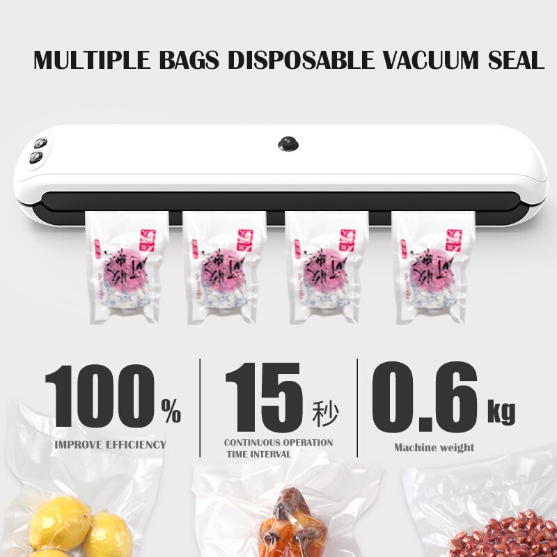 Vacuum Sealer Machine With Food Vacuum Bags Packaging For Vacuum Packer Packing For Vacuum Food Sealer Multiple Colour
