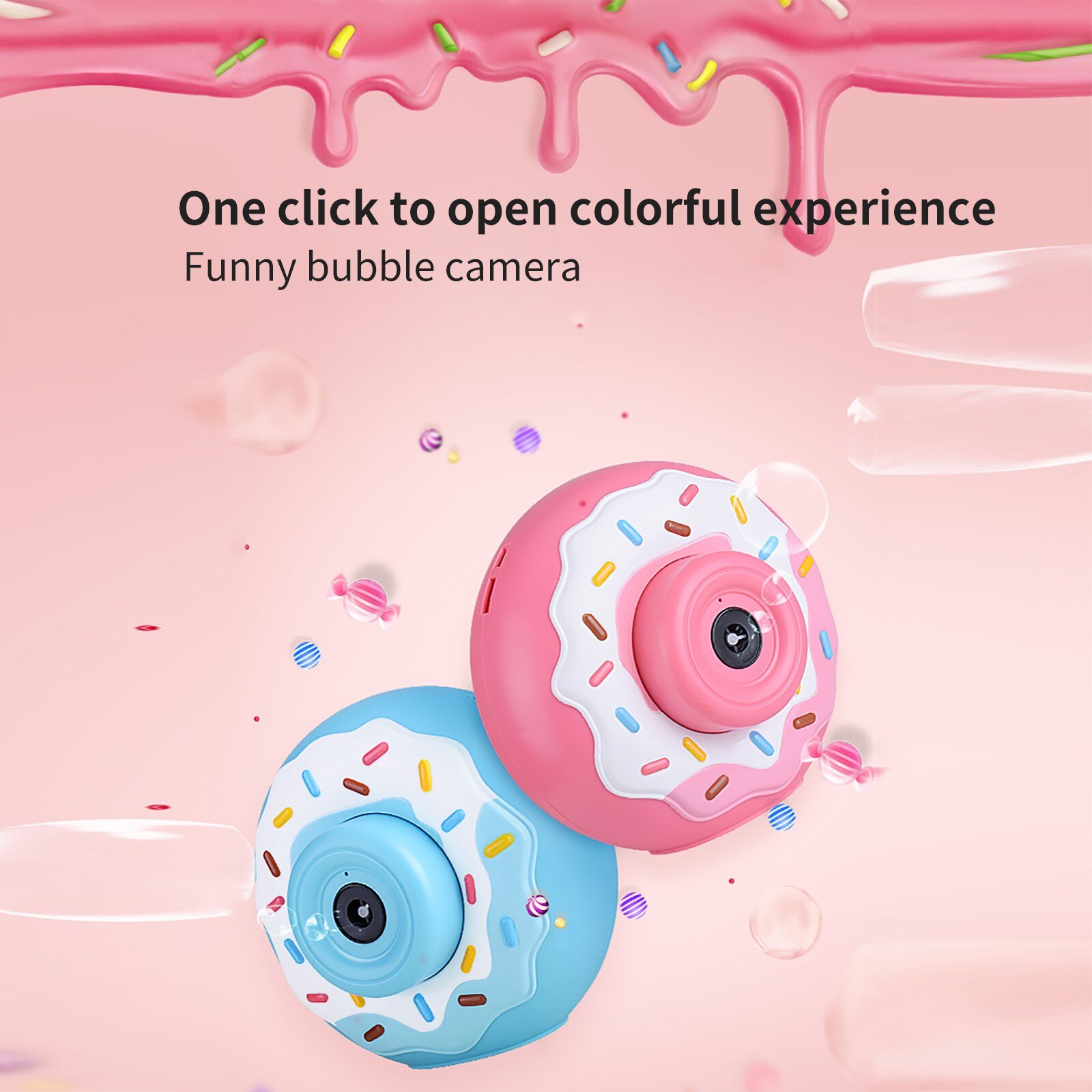 Kinderen Bubble Leuke Varken Bubble Camera Kleur Elektrische Automatische Bubble Machine Outdoor Speelgoed Educatief Speelgoed Voor Kinderen