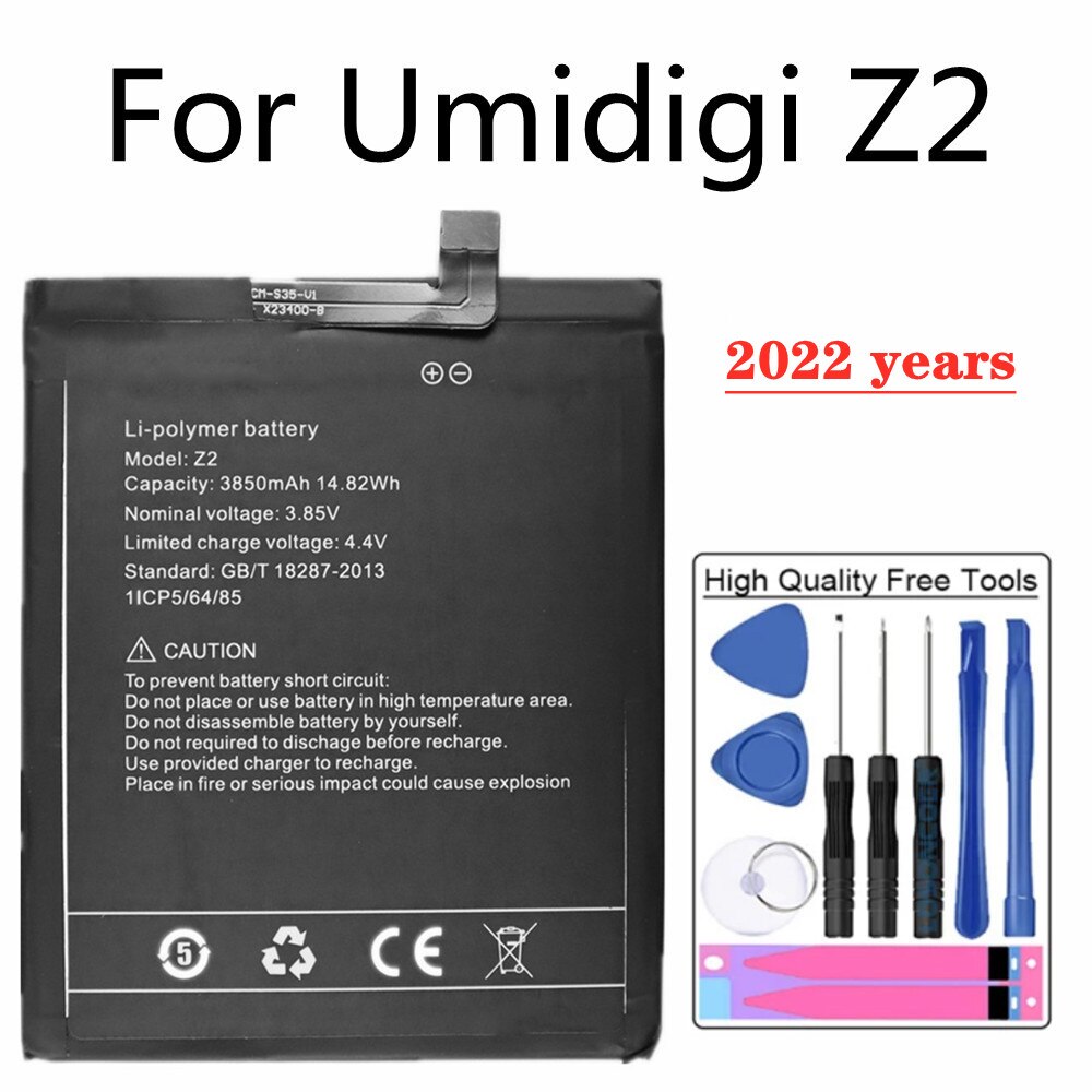 Original Battery For UMI Umidigi F1 Play F2 A9 / A7 / A5 / A3 / A1 Pro Z2 Z Touch One Max One Pro Power 3 S2 Pro Lite S3 Pro: Umidigi Z2