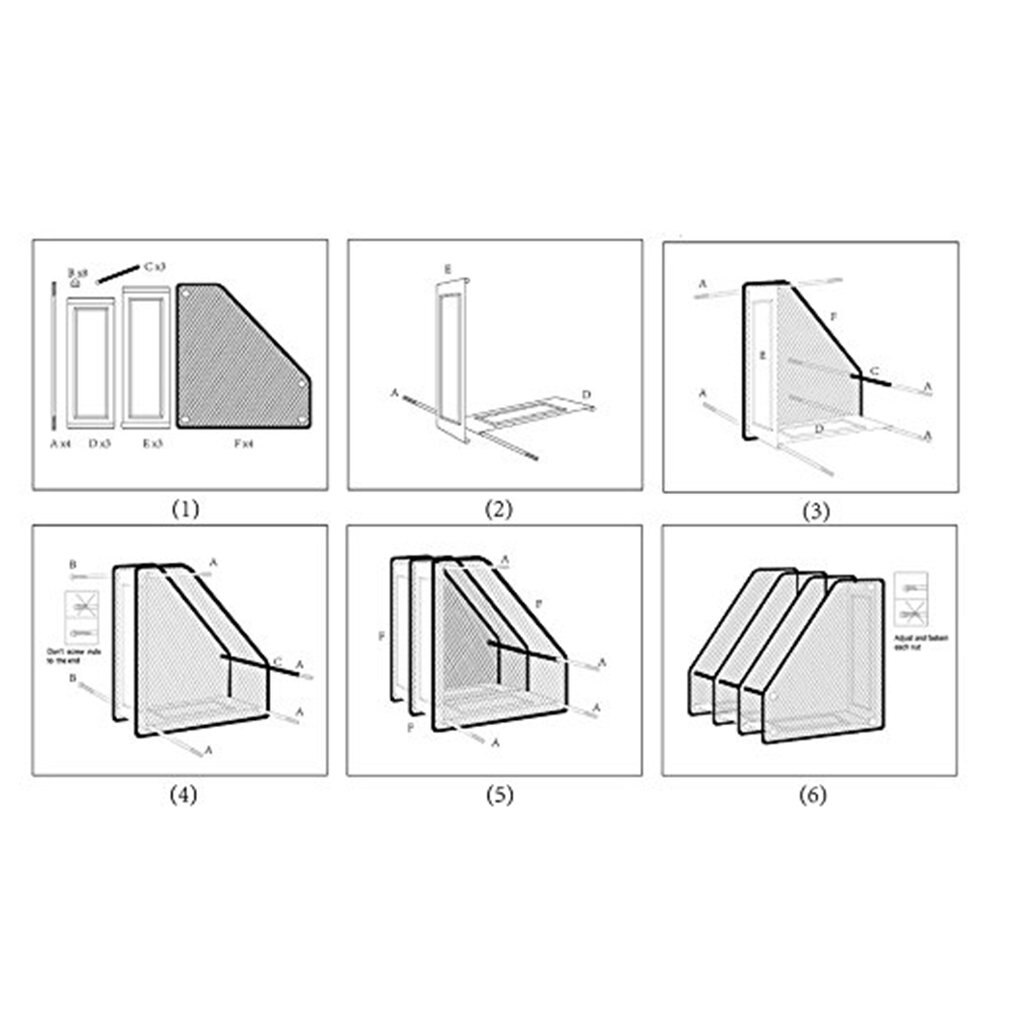 Office organizer Supplies Metal Wire Mesh Triple File Holder desk organizer Office File Storage Rack organizador escritorio