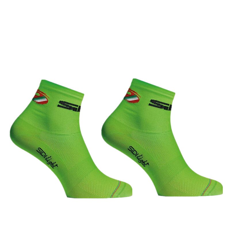 Cycling Socks Sports Breathable Deodorant Men Women Short Socks Calcetines Ciclismo: C3 green