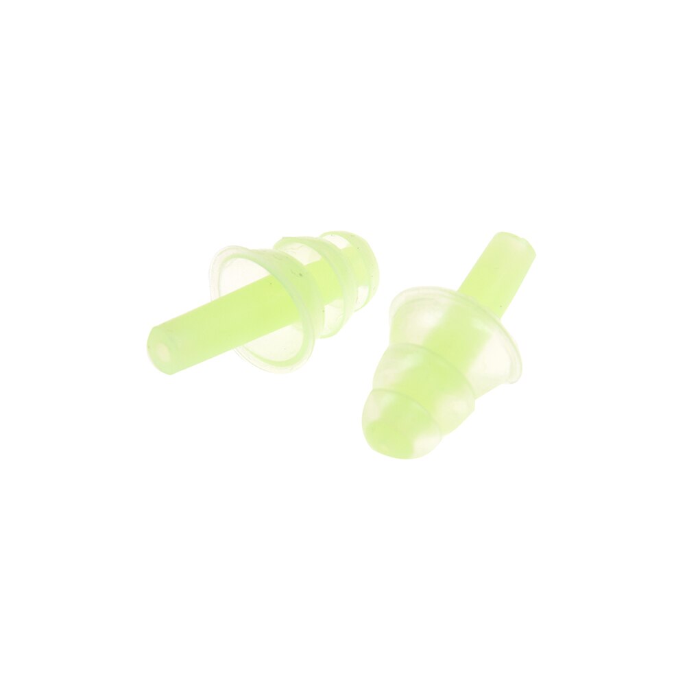 1 paire bouchons d'oreille souples Silicone environnemental étanche à la poussière bouchons d'oreilles plongée Sports nautiques natation accessoires