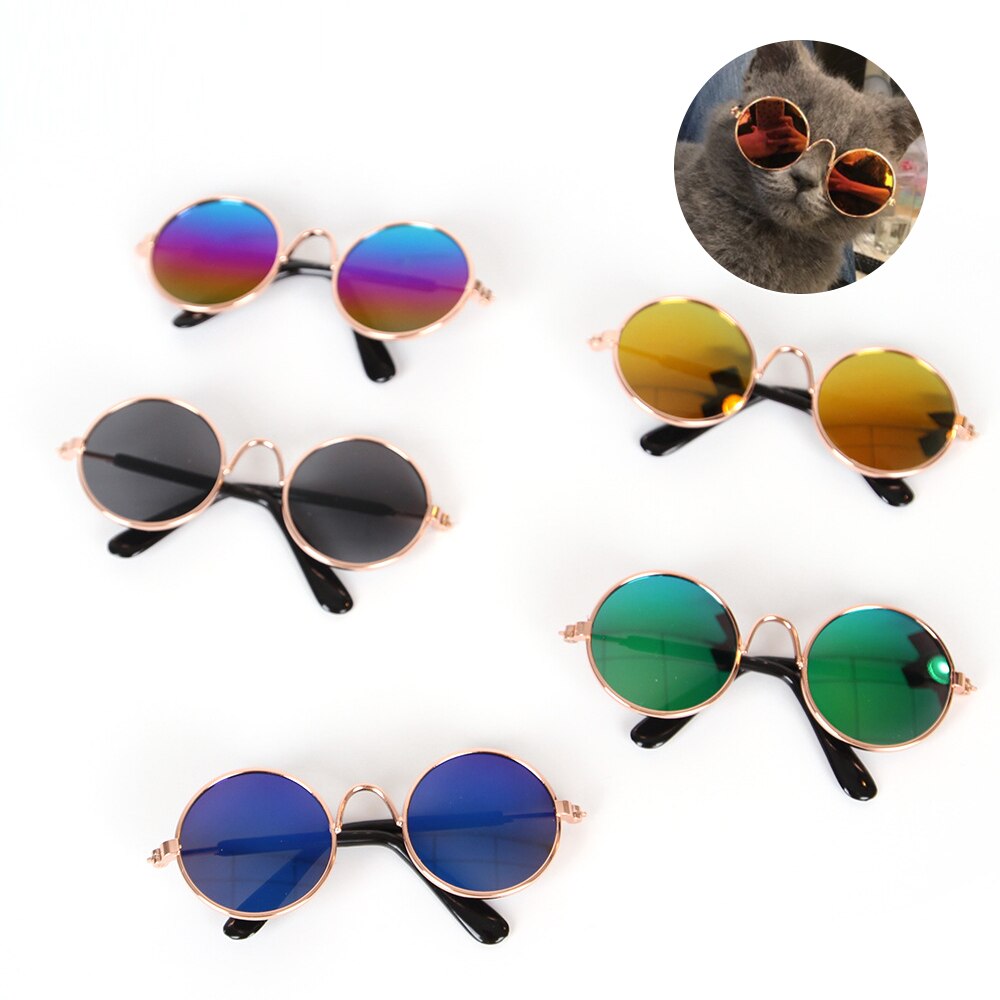 Mooie Glazen Kat Huisdier Zonnebril Eye-Wear Zonnebril Voor Kleine Hond Kat Pet 'S Props Accessoires Top Selling Pet producten