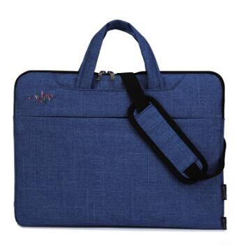 Neue Litthing Große Kapazität Laptop Handtasche für männer business Frauen Reise Aktentasche notebook tasche für macbook Pro 17 18 Zoll PC: Dark blue