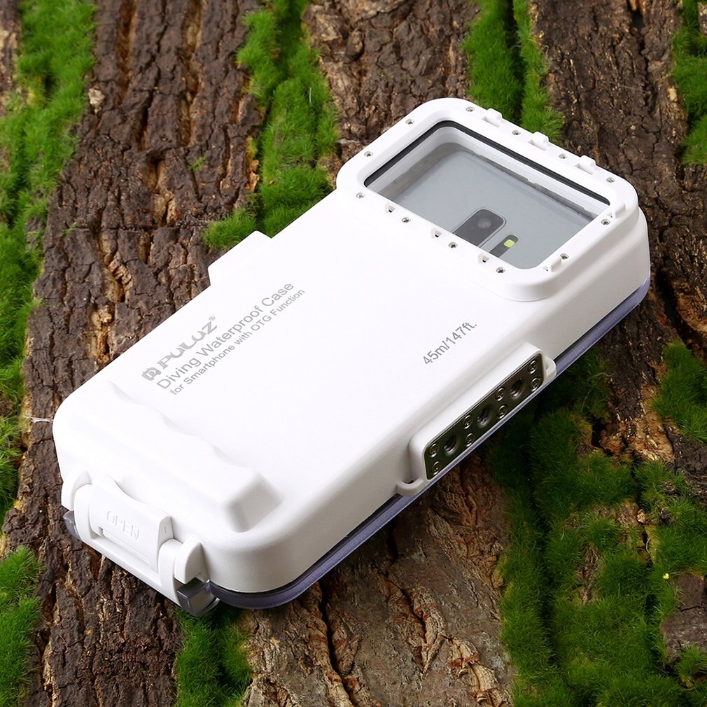 Puluz Android Type-C Otg Mobile Phone Universal Diving Waterproof Case Pc+Abs Protective Case 45 Meters Waterproof Pu9100W