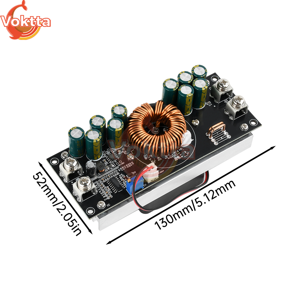 1500W 50A 1200W 30A DC-DC Buck Converter Step Down Voedingsmodule 15V-90V naar 2.5V-72V Buck Adapter Spanningsregelaar