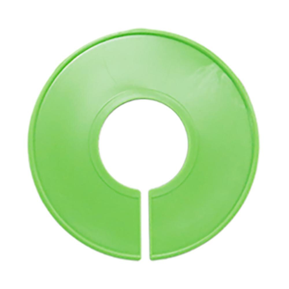 6/8/12Pcs Diy Baby Kleding Maat Verdelers Plastic Kleden Markering Ring Maat Verdelers Garment Maat Tags ronde Hangers Rack: Green-6Pcs