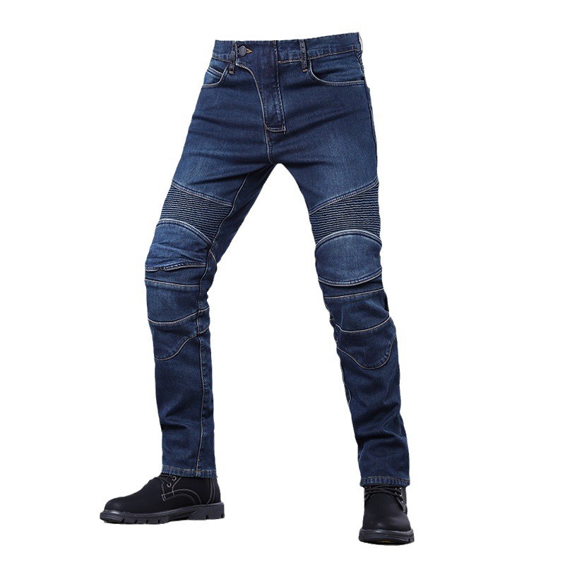 Motocicletta da turismo MotoJeans Ginocchiere protettive per esterni da uomo Pantaloni da corsa per motocross Pantaloni da ciclismo per moto da uomo: esercito verde / xxxxl